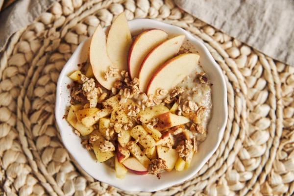 Porridge pomme cannelle